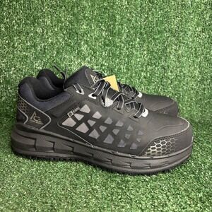 NEW ACE Work Boots Phantom Steel Toe ESD Slip Resistant Safety Shoes Black Men 8